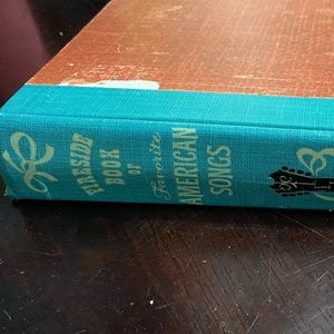 Vintage hardcover Fireside Book of Favorite American Songs 1952